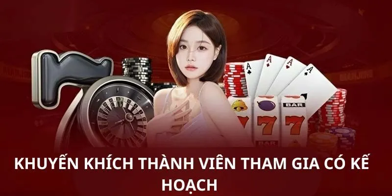 Khuyến khích thành viên tham gia có kế hoạch 